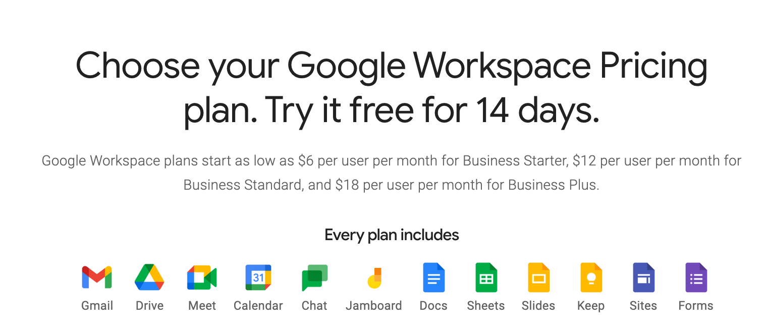 Black friday saas deal for Google Office tools