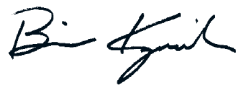 Brian Krzanich signature