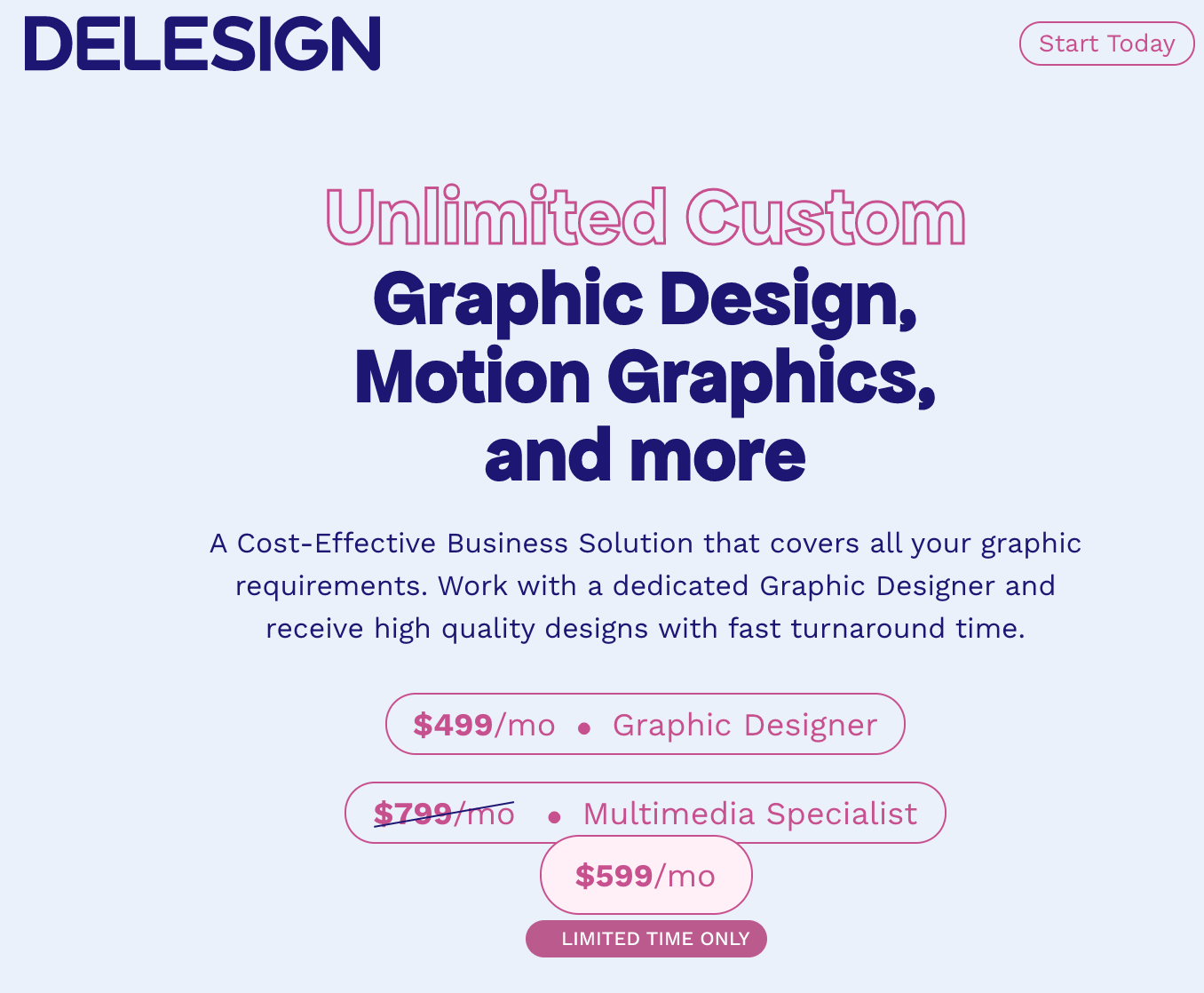 best design saas tool deal for black friday - Deledesign