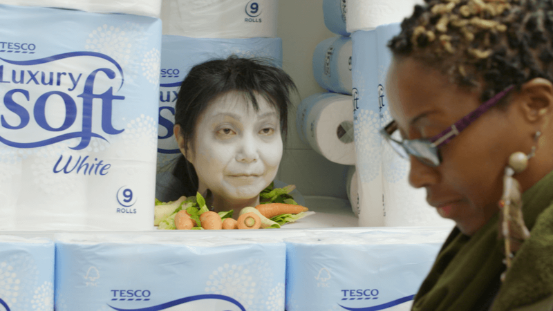 tesco spookermarket -halloween campaign for supermarket store